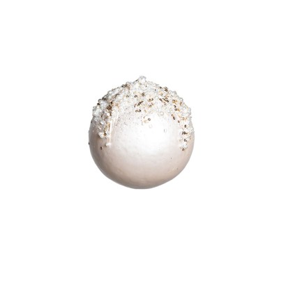 Pearl ball with gold...