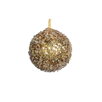 Antique gold ball with...
