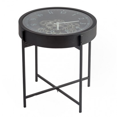 Metal clock table