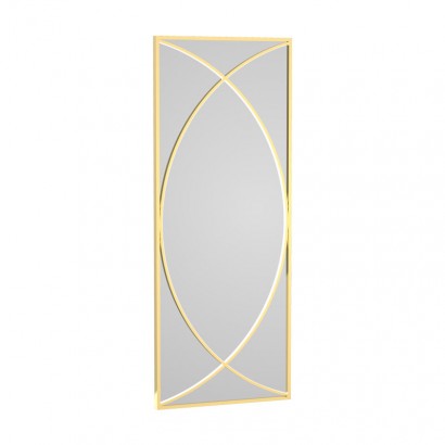 Mirror with led light