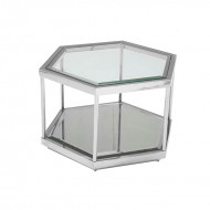 Silver pentagonal table