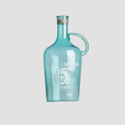 Decorative glass bottle