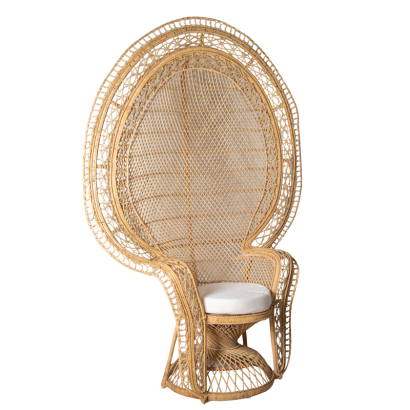 Peacok Rattan Chair